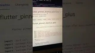flutter_pinned_shortcut #flutterwidgets #flutter