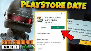 BGMI PLAYSTORE RELEASE DATE 😍 | BGMI SERVER START TIME | BGMI LOGIN PROBLEM FIX