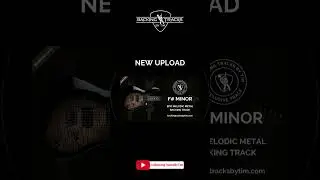 Epic Melodic Metal Backing Track in F# Minor | 140 BPM