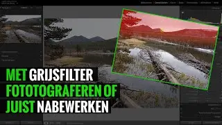 Met een grijsfilter fotograferen of toepassen in een fotobewerkingsprogramma