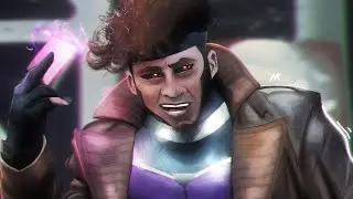 Let's Draw Gambit [Deadpool & Wolverine] | Speed Painting Process