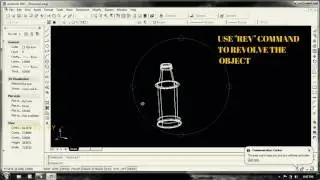 AutoCAD | 3D Bottle