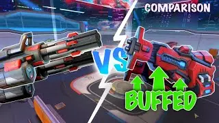 Does Chain Gun ACTUALLY COMPETE with Minigun Now...? - Mech Arena