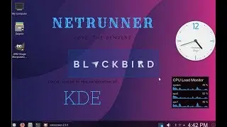 Netrunner 19.01 kde desktop