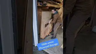 EASY Plywood Storage for a small shop! 