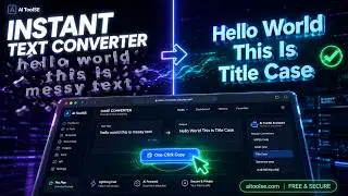 Free Case Converter Tool  Instantly Change Text to UPPER, lower, Title & More  AI ToolSE