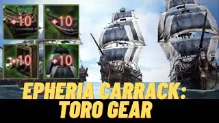 [BDO] Green Carrack Gear | Upgrading to +10 Epheria Carrack: Toro Plating, Plow, Cannon and Sail