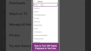 #Shorts | Enable YouTube feed autoplay | How to turn ON YouTube autoplay on homepage | How to Videos