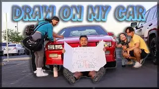 I Let Random People DRAW ON MY CAR!