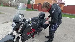 Багажник на мотоцикл  Benelli TNT25 | Боковые кофры 