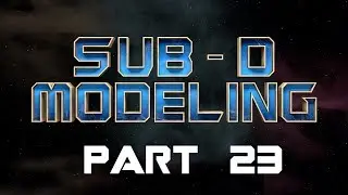 Sub-D Modeling in C4D - Lesson 23 - Spiral bottle threads again!