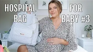 WHAT'S IN MY HOSPITAL BAG FOR BABY #3 | LABOR & DELIVERY
