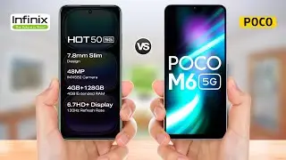 Infinix Hot 50 5g vs Poco M6 Plus 5g || Full Comparison