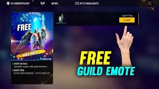 FREE GUILD EMOTE FREE FIRE 🔥