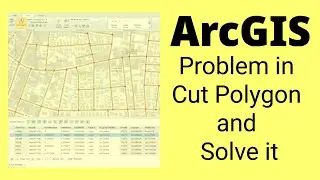 ArcGIS - How to Problem in Cut Polygon and Solve it