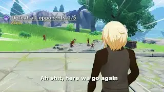 Genshin Impact AR 55 Players Be Like