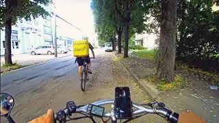 Один день с курьером GLOVO! ЕлектроБАЙК vs Автомобиль