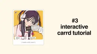 interactive carrd tutorial #3