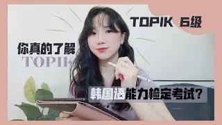 聊天//你真的了解TOPIK考试吗？三次韩语能力考试 、TOPIK6级 / 经验分享、申请方式、费用 /