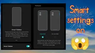 Realme smartphone smart Sidebar settings  on #realme #smartphone #oppo #setting