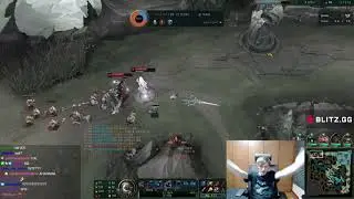 lol_nemesis losing his mind after nidalee spear goes through minion