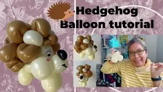 Hedgehog balloon tutorial