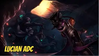 League of Legends - First Time Lucian ADC full gameplay.