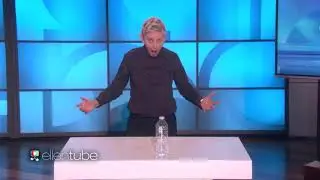 Мода на подкидывание бутылок добралась до шоу. Эллен ДеДженерес