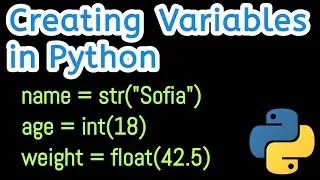 Variables in Python |  Learn How to create variables in Python | 