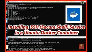 HowTOs:  Installing SSH (Secure Shell) Service in Ubuntu Docker Container