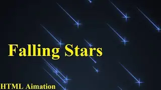 Falling Stars || HTML and CSS Animation
