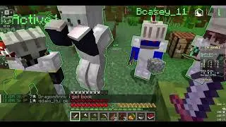 Chillin with freinds in minecraft hoplite