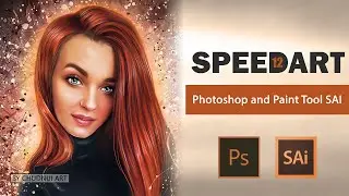 SpeedArt 12 / #дримарт / #Photoshop / #PORTRAIT / #SAI / SPEED PAINTING / CHUDNUI ART