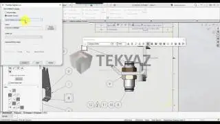 SOLIDWORKS 2016 - Teknik Resim - Alt Parça Özellikleri