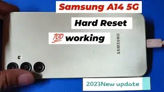 Samsung A14 5G Hard Reset pattern and password unlock 💯 unlock 🔓