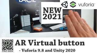 Virtual buttons in AR with Vuforia in Unity3D - Part 1