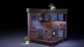 Isometric room animation