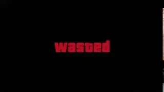 GTA V Wasted BLACKSCREEN (Для монтажа)