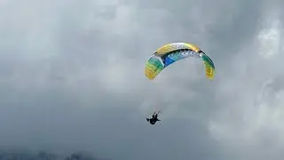 RC Paramotor Split 2.6 - Flying early Autumn thermals at Coupe Icare St Hilaire