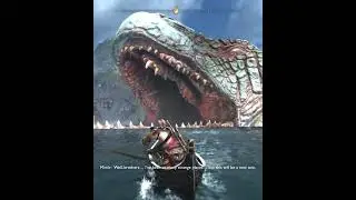 Entering the Jörmungandr mouth - God of War