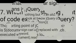 jQuery Interview Questions and Answers top 10
