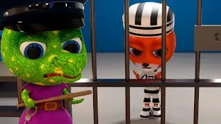 No no, Don't Play tricks with Croco Police Patrol. Learning Good Manners - Cartoon 3D for kids