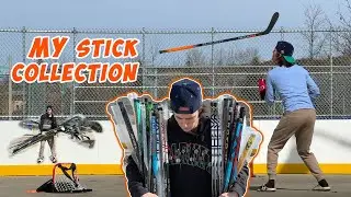 My current Hockey stick collection 🤯