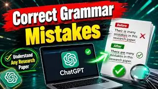 How to Correct Grammar Mistakes with ChatGPT | Learning New Language with ChatGPT