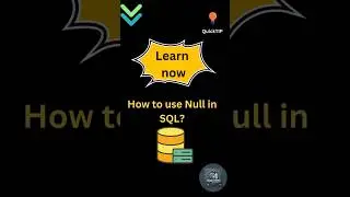 HOw to use NULL in SQL