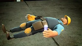 [SFM] Engineer tried out the Grimace Shake