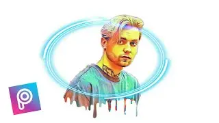 PicsArt Halos Dripping Effect | Tutorial