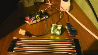Raspberri pi arch linux display matrix + dht22