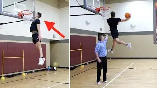 Dunk Session with Box Jump World Record holder and 6'5