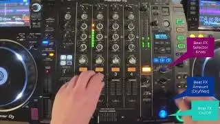 Beat FX on the DJM